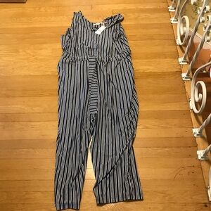 Vineyard Vines W 3XL Navy & White Striped Romper; New